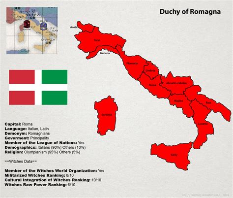 SW: Map of Romagna by ThanyTony on DeviantArt