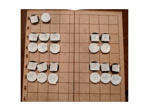 Gungi Board Game Rules : The game is played by 2 people, one who has