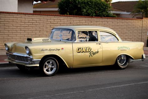 1956 Chevrolet Chevy Bel Air 150 210 Belair Drag Car Gasser Pro Street