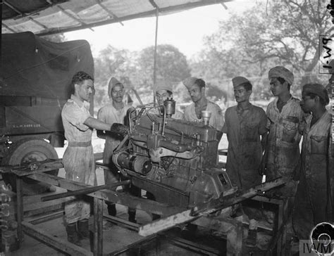 British And Indian Troops Learn Civilian Trades In Burma Imperial War