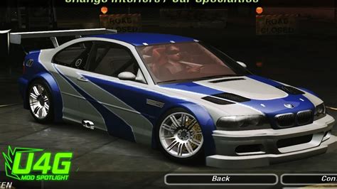 Need For Speed Underground Remaster Iconic Car Nfs Mw Bmw M Gtr My