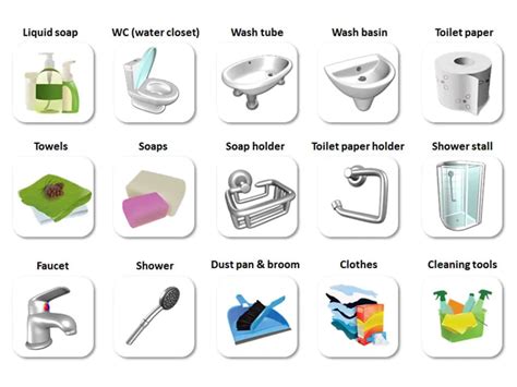 useful things in the bathroom vocabulary in english eslbuzz