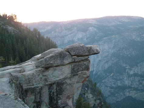 Rock corner has been serving music lovers for more than 30 years. Hanging Rock at Glacier Point, Yosemite - once upon a time ...