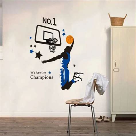 Buy Basketball Player Fashion Creative Vinyl Wall