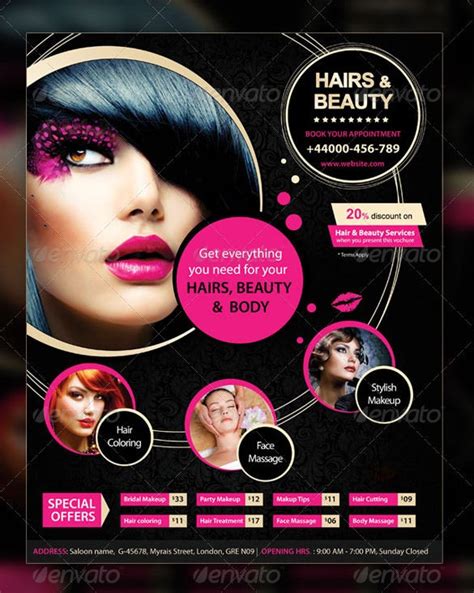 Makeup Artist Flyers Templates