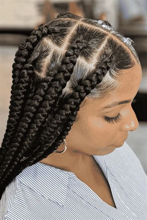 20 adorable peekaboo box braids inspirations in 2022 honestlybecca