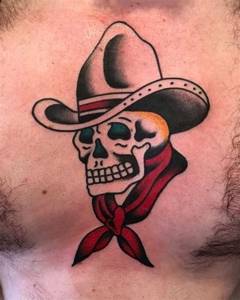 20 Cowboy Skull Tattoo Ideas