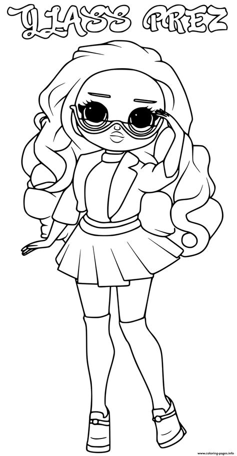 Pink Baby Lol Omg Coloring Pages Printable Lol Surprise Omg Pink Baby