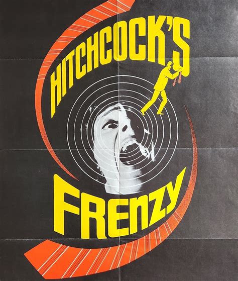 Frenzy An Original Vintage Movie Poster For Alfred Hitchcocks Etsy