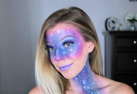 Easy Galaxy Makeup Tutorial For Halloween Kindly Unspoken