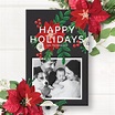 Holiday Cards from Vista Print ... black and white photo on black ...