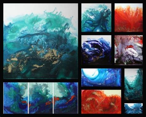 37 Best Images About Painting Pouring Technique On