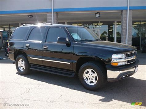 2005 Black Chevrolet Tahoe Ls 4x4 35788669 Car Color