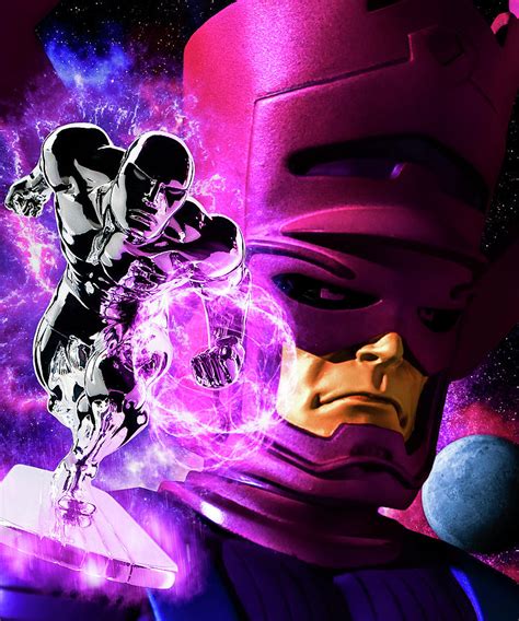 Silver Surfer The Herald Of Galactus Digital Art By Blindzider