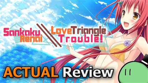 Sankaku Renai Love Triangle Trouble Actual Game Review Pc Youtube