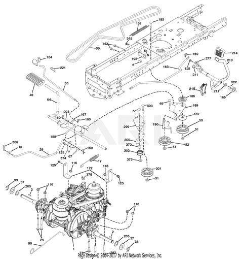 Ariens 936083 960460061 01 42 Automatic Tractor Parts Diagram For Drive