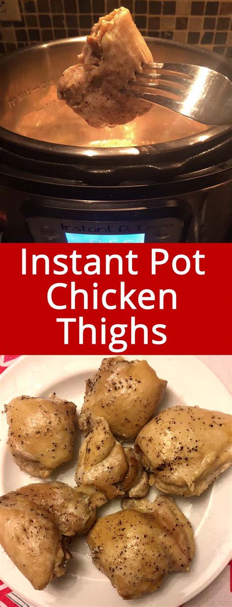 Okay, back to this instant pot chicken and rice. Instant Pot Boneless Skinless Chicken Thighs (From Fresh ...