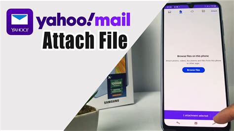 How To Attach File In Yahoo Mail Mobile Youtube