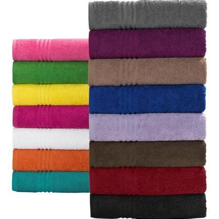 Mainstays Essential True Colors Bath Towel Collection 4 Each At