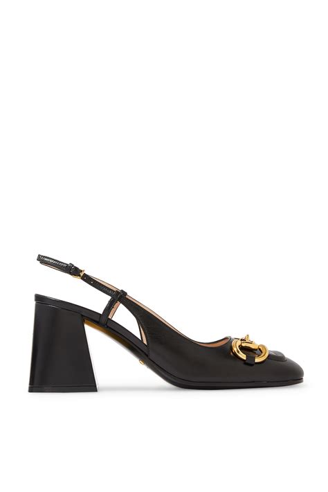 Buy Gucci Womens Mid Heel Slingback With Horsebit For Womens