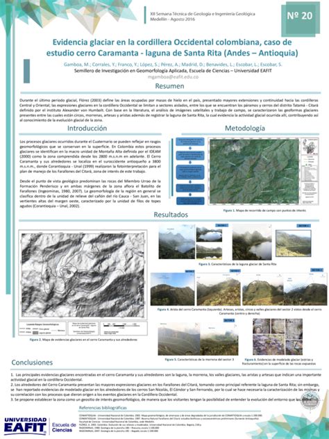 Pdf Evidencia Glaciar En La Cordillera Occidental Colombiana Caso De