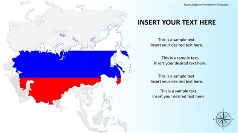 Russia Map For Powerpoint Template Slidevilla