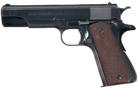 Pre War Colt Super 38 Semi Automatic Pistol