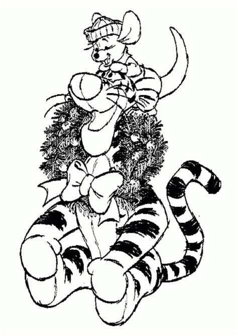 See our tiger coloring sheet's collection below. Tigger Christmas Coloring Pages - Coloring Home
