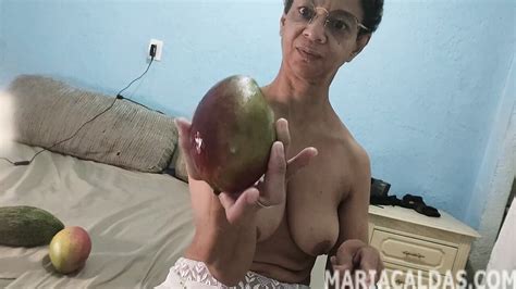 Maria Caldas Inserting Giant Objects Gaping Her Asshole Xhamster