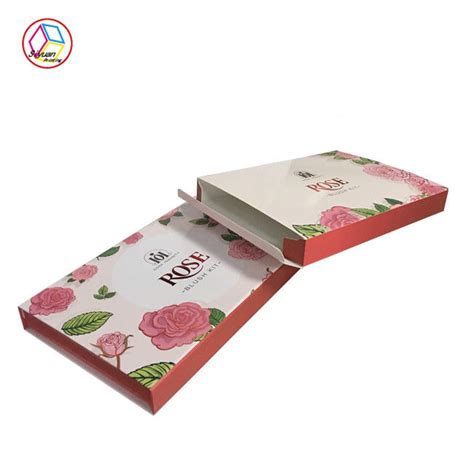 Rose Flavor Empty Chocolate Gift Boxes Decorative Chocolate Boxes