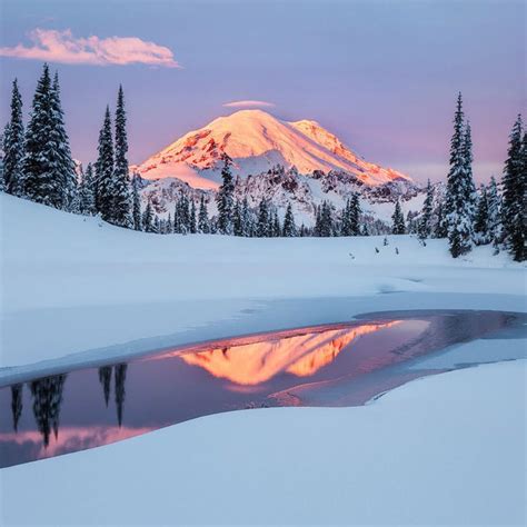 🇺🇸 Mt Rainier Washington By Ron Coscorrosa On 500px 🌅 ️ Winter