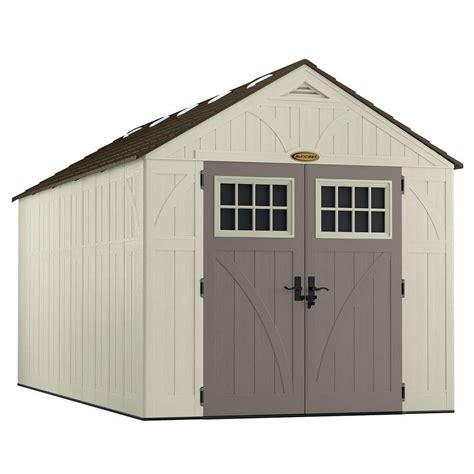 Suncast 8 Ft X 16 Ft Tremont Storage Shed The Home Depot Canada