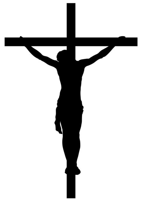 Jesus Carrying The Cross Silhouette At Getdrawings Free Download
