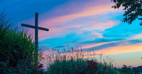Free Stock Photo Of Cross Sunset