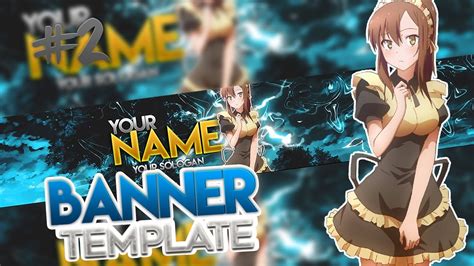 Free Anime Banner Template Siloxartworks 2 Youtube