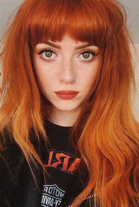 Inh Hair Red Hair Inspo Hair Color Orange Red Orange Hair Copper Orange Hair