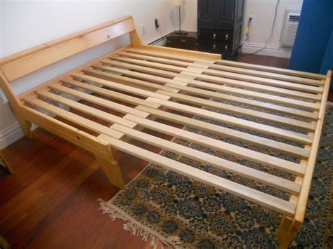 In this case, the mattress needs to be thinner to fold, like the promo futon. futon frames queen size | Futon bed frames, Diy futon ...