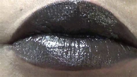 Asmr Lips Mouth Kissing Sounds Black Lipstick Youtube