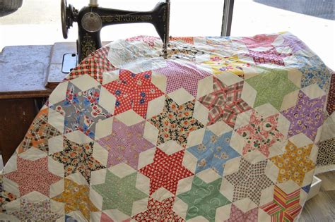 The Quilt Barn Vintage Quilt Thursday 6 Pointed Star