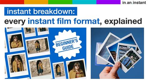 Beginners Guide To Instant Film Formats Instant Breakdown Youtube