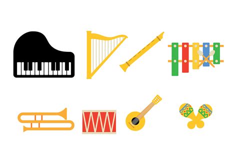 Music Instrument Icon Pack Vector 137245 Vector Art At Vecteezy