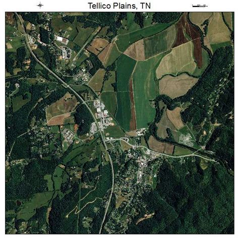 Aerial Photography Map Of Tellico Plains Tn Tennessee