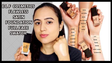 Elf Flawless Satin Foundation Elf Cosmetics Waysheblushes Youtube
