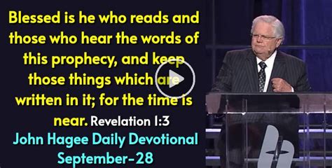 John Hagee September 28 2022 Daily Devotional Revelation 13