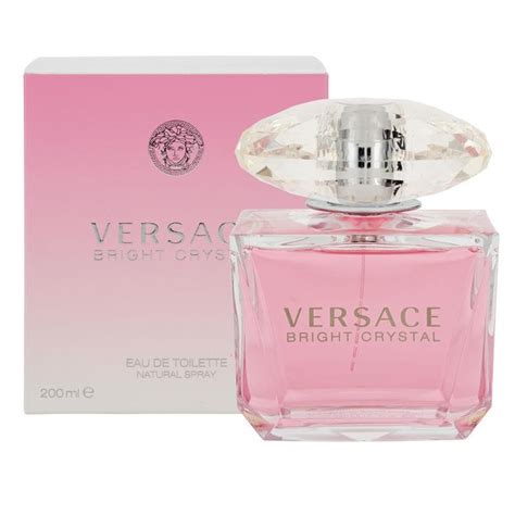 Buy Versace Bright Crystal Eau De Toilette 200ml Spray Online At