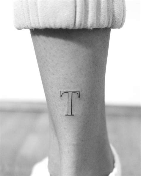 19 Tattoo Of Letter T Yewanorlando