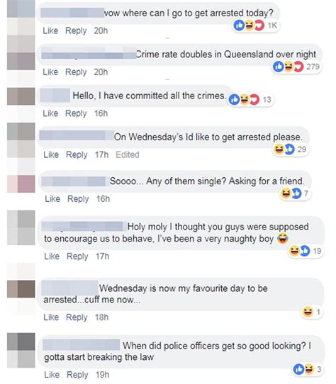 Queensland Police Officers Sparks Compliments On Facebook Daily Mail Online