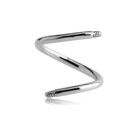 18g 16g Surgical Steel Spiral Pin Wicked Alternative Body Fashion