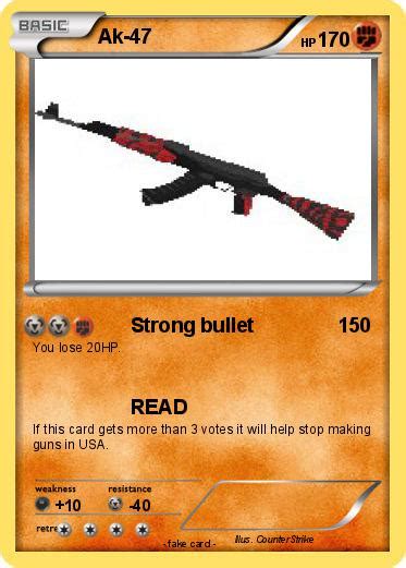 Pokémon Ak 47 223 223 Strong Bullet My Pokemon Card