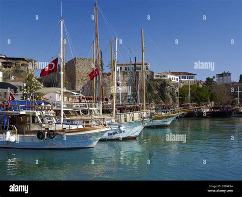 Port Of Antalya Turkey Stock Photo Alamy